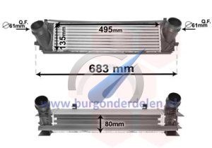 F30/31 Intercooler 316i / 320i / 316d / 318d / 320d