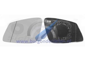 F10/11 Mirror glass left heated aspherical chrome