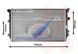 Radiator suitable for Tiguan BWK CAVA CTHA