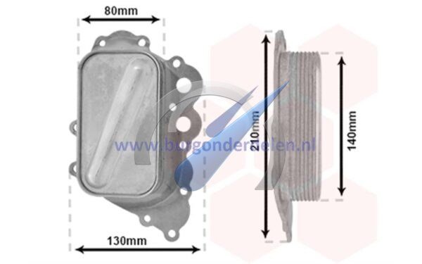 Ein W169 Ölkühler für die Motoren A160CDi / A180CDi / A200CDi