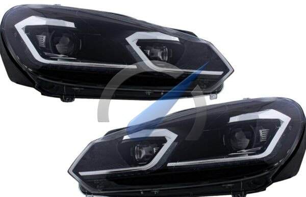 LED dynamic headlight set Golf 7.5 look suitable for Golf 6 2008-2012