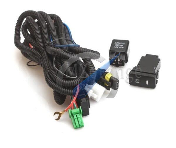 Mistlampen kabel set met schakelaar