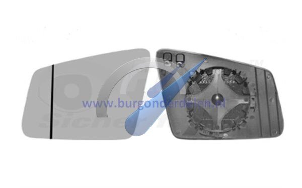 A W176 Spiegelglas links asferisch verwarmd