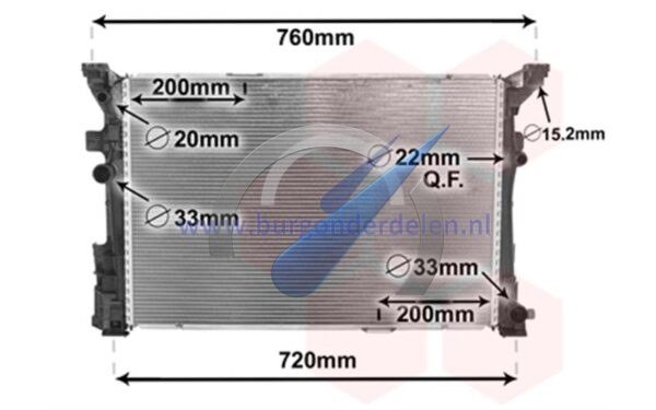 A W176 Radiator diesel benzine AT