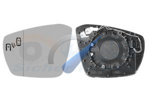 Oppvarmet speilglass venstre, sideassist, egnet for T-Roc -2017-2022