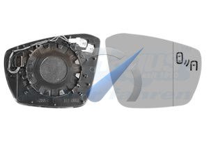 Heated mirror glass right side assist suitable for T-Roc -2017-2022