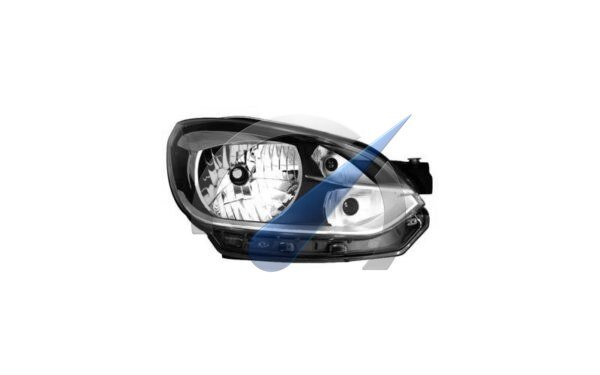 Rechter H4-Scheinwerfer, verchromt, mit Elektromotor, passend für Up! 2012-2016
