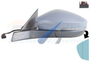 Elektrisch verstellbarer linker Außenspiegel, passend für T-Roc -2017-2022