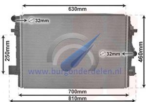 A1 Radiator bensin 2.0i S1