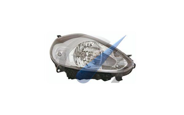 Punto Evo Koplamp rechts H4 met elek.motor