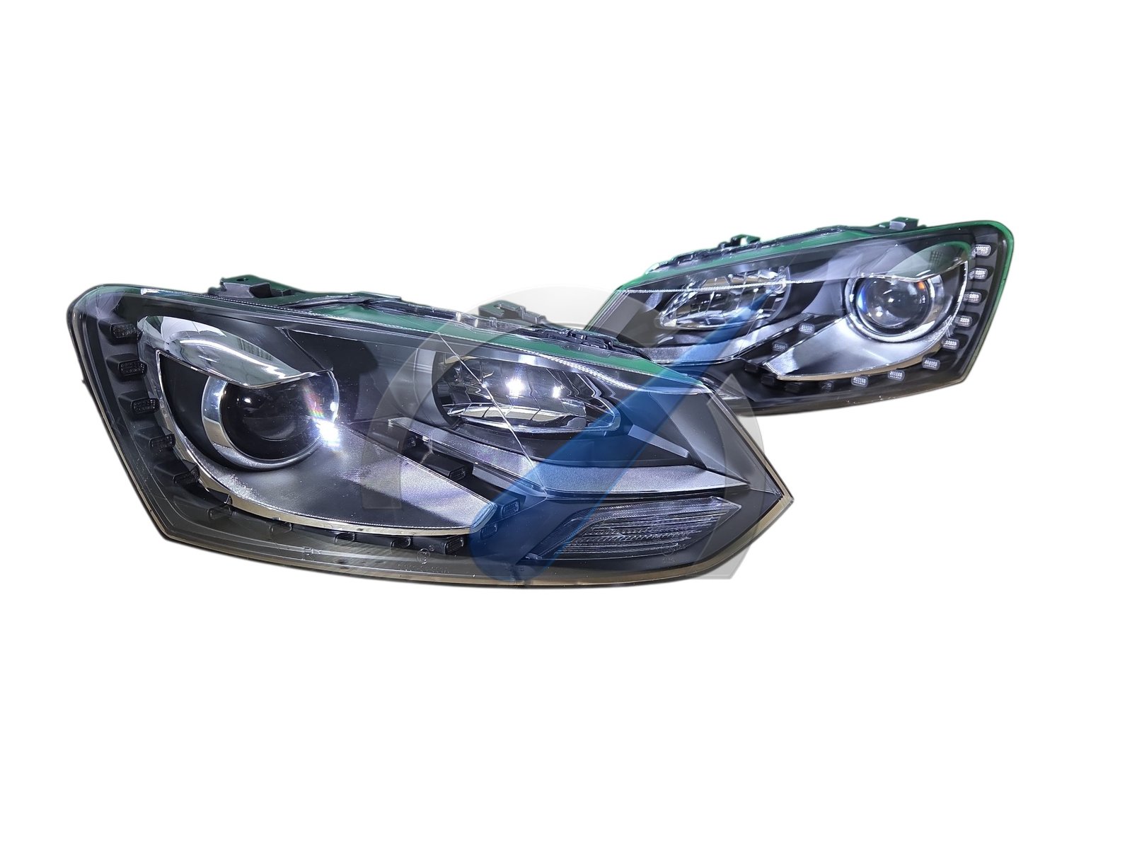 Faro LED para Polo 6R 6C (3) Juego de faros LED para Polo 2009-2017