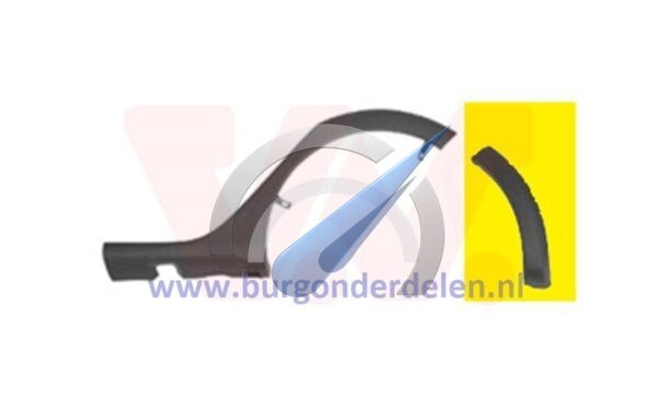 Logan Sandero SUV Heckzierleiste hinten links