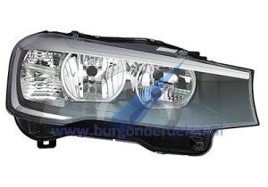 F25 Double headlight right H7 + H7 with electric motor