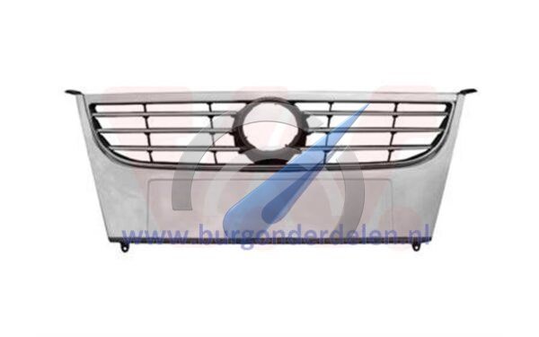 Black chrome front bumper grille suitable for Touran