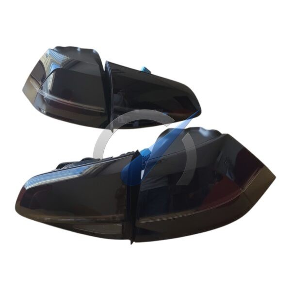 Dynamische LED-Rückleuchten, komplett schwarz, passend für Golf 7 und 7.5 (2012–2020)