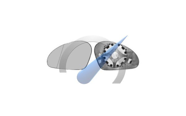 Ibiza speilglass høyre oppvarmet