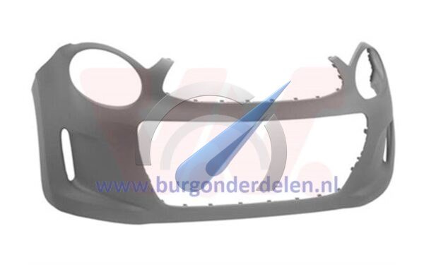 Pare-chocs avant apprêté compatible avec Citroën C1 2014+