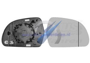 Right mirror glass heated aspherical A3 up to 2010, A4 up to 5/2009, Q3