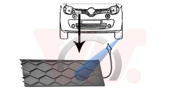 Parrilla decorativa Twingo Grill derecha