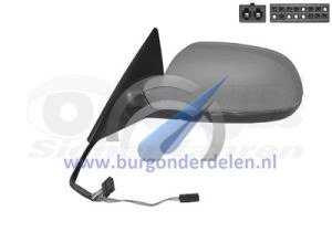 A5 Sportback Electric exterior mirror full left primer electrically folding 12 pin