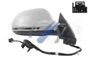 A3 up to 2010 Electric exterior mirror full right 5 D primer electric incl. heated