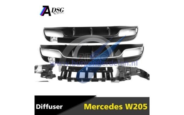 Mercedes W205 Diffusor
