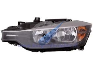 F30/31 frem til 2015 Doble frontlykter venstre H7+H7 med elektrisk motor