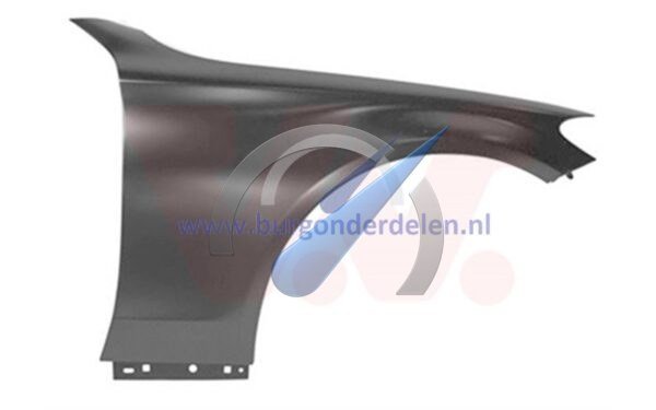 C W205 Voorspatbord rechts aluminium