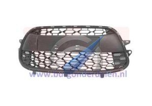 C3 up to 2013 Black lower grille with license plate holder