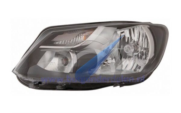 Faro izquierdo H4 con motor eléctrico apto para Caddy 2010-2013