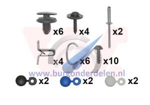 Kit de montage de pare-chocs avant pour C3 de 2013