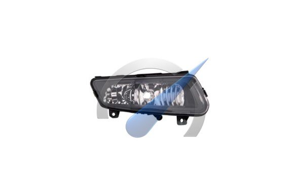 Right fog light black GTI suitable for Polo 6R