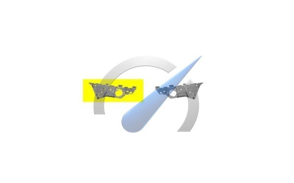 Support de pare-chocs avant droit extérieur Corsa D
