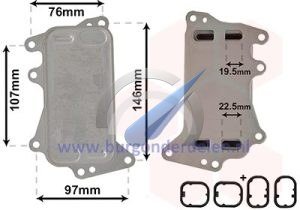 F30/31 Oljekjøler for automatgir 316d 318d 320d 325d