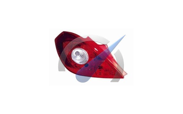 Corsa D Left rear light 3-door without electrical part
