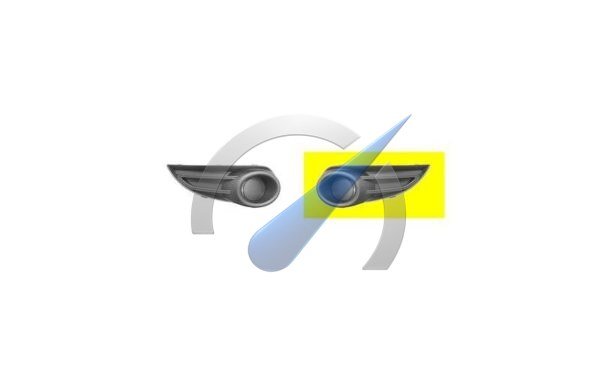Grille de pare-chocs avant gauche pour Audi C1 (2009-2012)