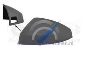 A3 Cover for left exterior mirror primer side assist
