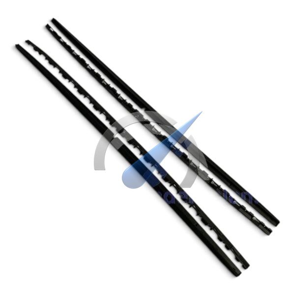 Golf 7 GTI zijskirts set mat zwart 2012-2020