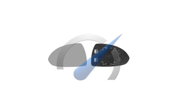 Corsa D E mirror glass left heated