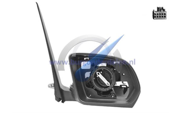 Vito / V-Class Heated right exterior rearview mirror 7 Pin