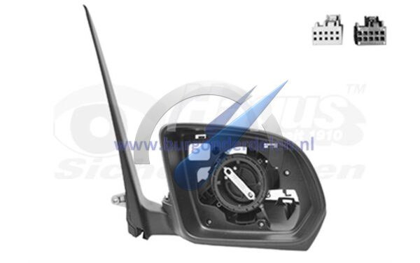 Vito / V-Class Heated right exterior rear-view mirror and blind spot assist 8-pin