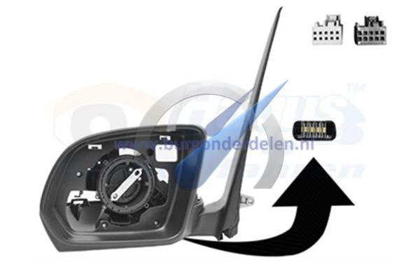Vito / V-Class Heated left exterior rear-view mirror Blind spot assist Electrically folding underbody light 16 Pin