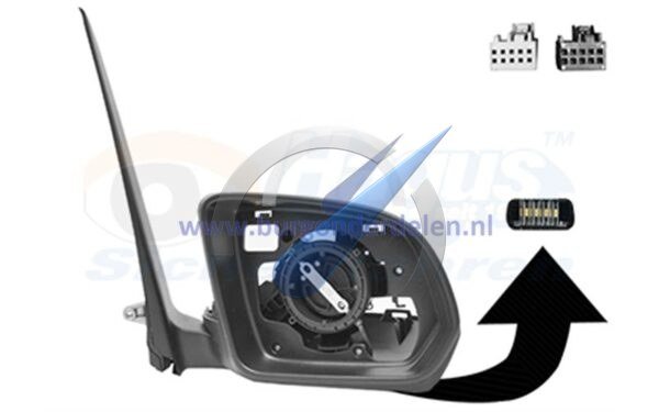 Vito / V-Class Heated right exterior rear-view mirror Blind spot assist Electrically folding underbody light 16 Pin