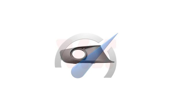 Cache antibrouillard à ouverture droite pour fourgonnette, compatible avec Caddy 2010-2015