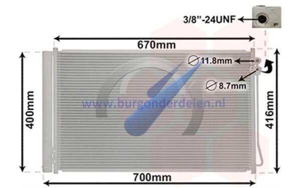 Vito / V-Class Condenser with dryer