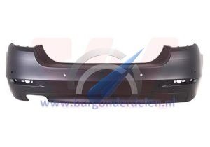 F10 from 2013 Rear bumper 4-door with PDC holes and 1 exhaust cutout