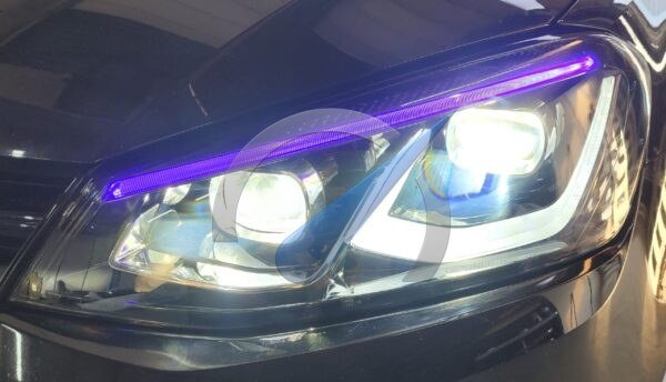 LED headlight set Golf 8 look with show start Vland suitable for Golf 7 2012-2017