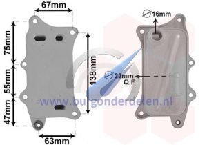 A5 Ölkühler für 3.0 TFSi CTDA CREC Motor