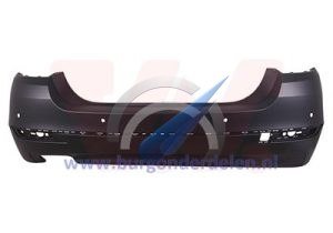 F10 from 2013 Rear bumper 4-door LINES with PDC holes and 1 exhaust cutout
