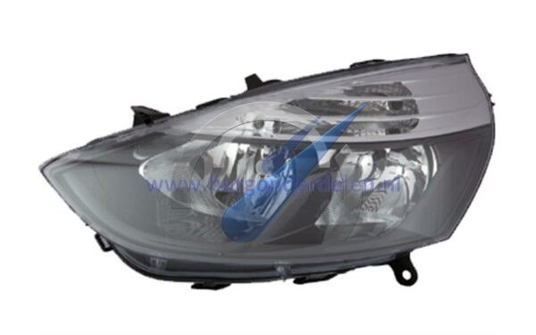 Clio up to 2016 Double headlight left H7 + H1 Authentique